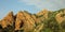 mountains of Corsica in the area called Calanques of Piana