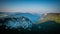 The mountains of the Creux Du Van region in the Swiss Alps