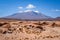 Mountains and desert landscape in sud lipez, Bolivia