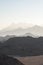 Mountains in Egypt. Mountain landscape. Mountains in the desert. Shadows from the mountains