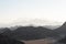 Mountains in Egypt. Mountain landscape. Mountains in the desert. Shadows from the mountains