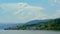 Mountains on the embankments of river Danube, Romania