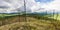 Mountains in the far east of Russia, Khabarovsk region. A mountain range near the city of Komsomolsk-on-Amur. Khabarovsk