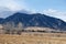 Mountains and Fields on the Edge of Town