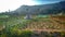 Mountains and fields of Garlic at Ly Son, Vietnam