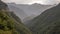 The  mountains and forest along the road to Svaneti region of republic of Georgia