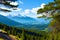 mountains and forests scenic trails generated by ai