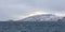 Mountains in front of Bodo harbor in Norway.