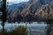 Mountains in front of the Potrerillos Lake