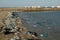 Mountains of garbage on the beach away from the resort towns of Egypt