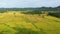 Mountains with green forests and agricultural land with farm plantations.Sri Lanka.