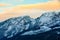 Mountains Grimming, Schartenspitze and Steinfeldspitze on a sunny winter day in Bad Mitterndorf in Styria, Austria