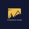 Mountains,hill,snow,outdoor,adventure icon logo design vector