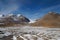 Mountains at Khunjerab pass at china-pakistan border in Northern