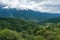 Mountains of Kiso Valley in Gifu prefecture, Japan