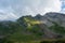 Mountains of Krasnaya Polyana Sochi on a summer day