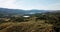 Mountains and Lake at Crystal Spring Reservoir aerial