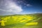 Mountains and lake in Qinghai-Tibet Plateau