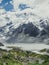 Mountains, Lakes and Meadow Landscape