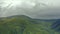 Mountains landscape and dark sky