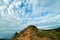 Mountains Landscape. Hills skyline Worlds End in Horton Plains N