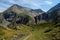 Mountains landscape. Massif Taillefer, French Alps