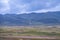 Mountains and landscape near Qilian, Qinghai, China