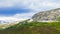 Mountains landscape. Norway route Aurlandsfjellet