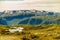 Mountains landscape. Route Aurlandsfjellet Norway