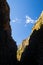 Mountains landscape, Samaria Gorge in Crete Greece