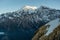 Mountains in the morning at Mardi Himal trek