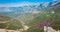 Mountains near Borsh, Albania, beautiful landscape