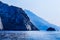 Mountains near the city Positano. Amalfi coast