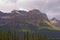 Mountains near Hector Lake in the Rocky Mountains, Alberta, Canada