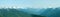 Mountains panoramic view