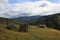 Mountains pasture and sheepfold