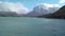 Mountains of patagonia, mountain landscapes of patagonia. View of Mount Cerro Payne Grande and Torres del Paine.