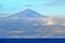 The mountains and peaks of Tenerife at dawn,