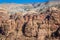 Mountains in Petra in Jordan