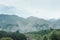 Mountains of Prevalla, Prizren, Kosovo in the morning fog