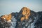 Mountains in the Pyrenees from the Grandvalira ski resort in Andorra