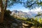 Mountains range alps view landscape Chamonix, France Alps