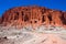 Mountains of red sandstone in Ischigualasto Park