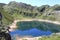 Mountains reflected in Saliencia& x27;s lake in Asturias