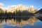 Mountains and reflection pond