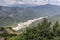 The mountains and the river Kalarrytikos Greeceon a sunny summer day