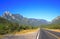 Mountains and road in nuevo leon, mexico V