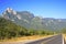 Mountains and road in nuevo leon, mexico VI