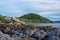 Mountains and rocks of coastal in the daytime