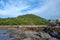 Mountains and rocks of coastal in the daytime